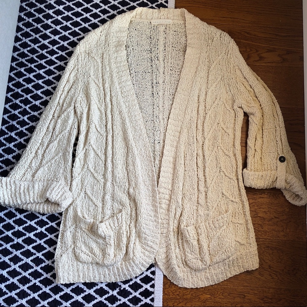 Lovestitch Chunky Knit Cardigan- 100% Cotton